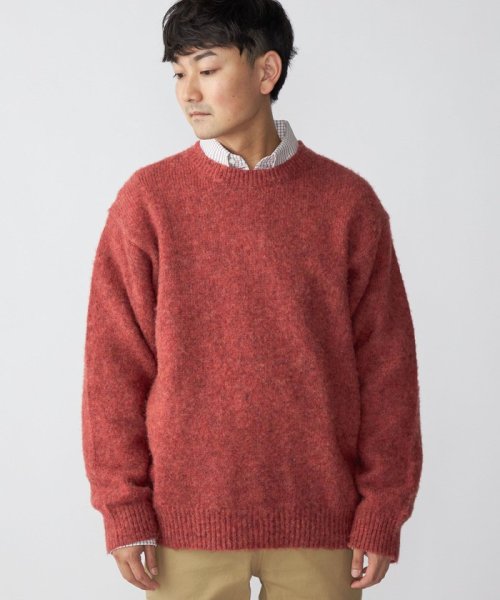 セール Ships シェットランドタイプ ウール シャギードッグ ニット セーター シップス メン Ships Men Magaseek