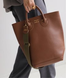 IENA(イエナ)/【YOUNG&OLSEN/ヤングアンドオルセン】EMBOSSED LEATHER HAVERSACK M/ブラウン