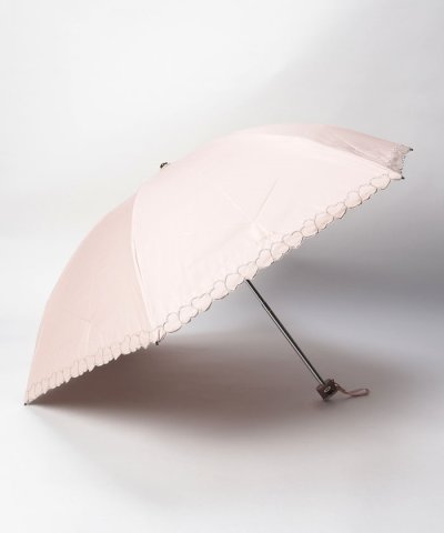 晴雨兼用折りたたみ日傘　”ハート刺繍”
