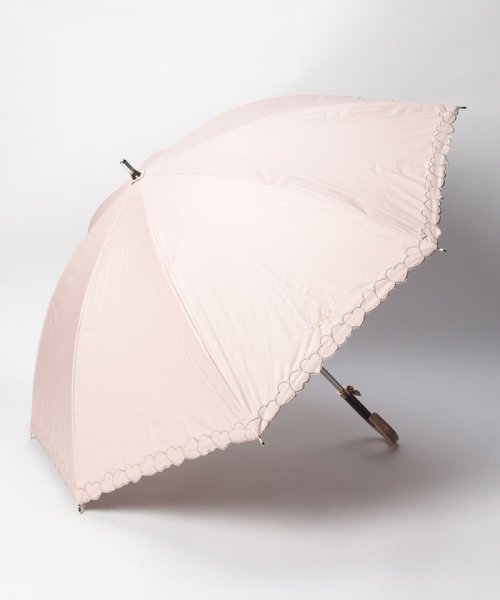 FURLA(フルラ)/晴雨兼用日傘　”ハート刺繍”/ペールオレンジ