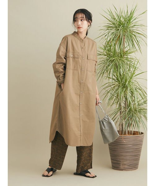 スタンドカラーシャツワンピース クラフトスタンダードブティック Craft Standard Boutique Magaseek スタンドカラーシャツワンピース クラフトスタンダードブティック Craft Standard Boutique Magaseek