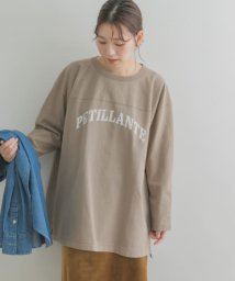 URBAN RESEARCH ROSSO(URBAN　RESEARCH　ROSSO)/『別注』MAISON×F by ROSSO　ロゴロングスリーブTシャツ/BEIGE