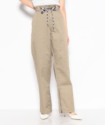 Kastane(カスタネ)/【Kastane】HEM ZIP WORK PANTS/ベージュ