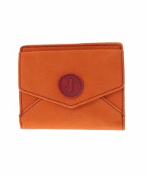 Jocomomola(ホコモモラ)/レターモチーフ二つ折り財布/オレンジ