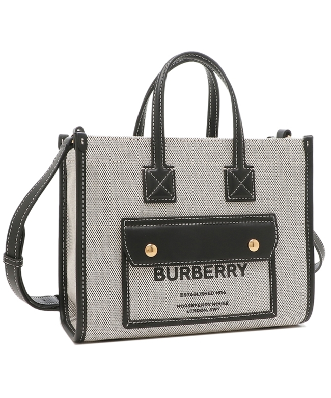 本物品質の 新品同様BURBERRY バーバリーデザインハンドバッグ ハンドバッグ