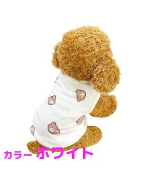 mowmow/犬服 ペット服 犬洋服 かわいい 夏用 くまさん 涼しい 散歩 お出かけ タンクトップ Ｔシャツ インスタ映え/504891003