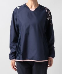 DESCENTE(デサント)/【VOLLEYBALL】長袖プラクティスピステ（WOMEN'S)【アウトレット】/ネイビー