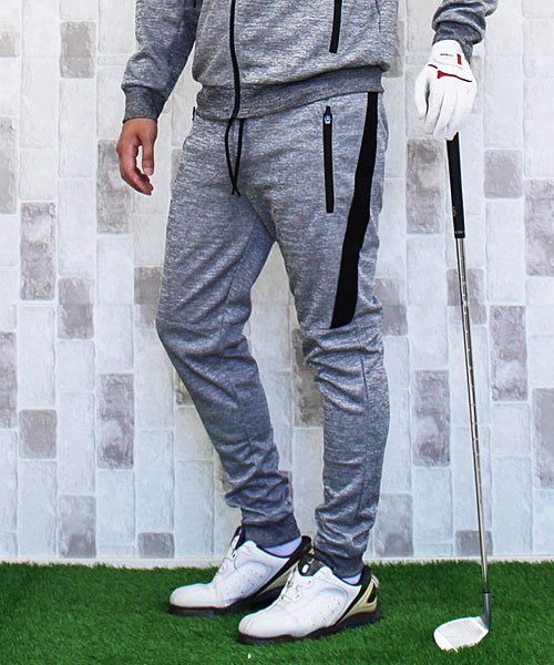 セール ゴルフパンツ ジョガーパンツ メンズ ストレッチ ゴルフウェア ジャージ サイドライン スポーツウェア スウェットパンツ イージーパンツ トップイズム Topism Magaseek