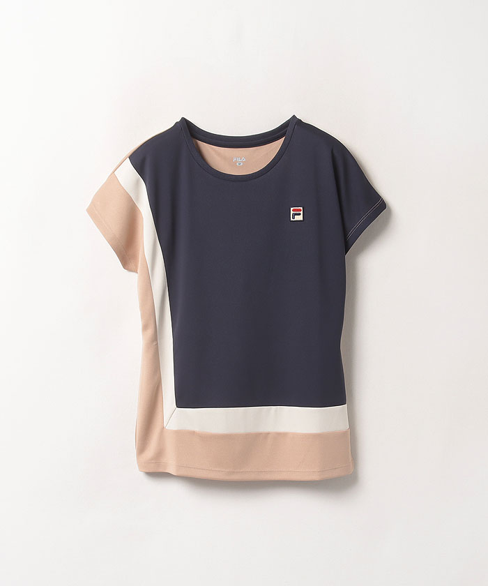 はサイズ フィラ Fila レディース Tシャツ Vネック トップスnavy Heather フェルマート わない Shineray Com Br