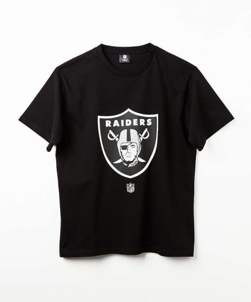 5351POURLESHOMMES(5351POURLESHOMMES)/【5/】NFL RAIDERS T シャツ/ブラック