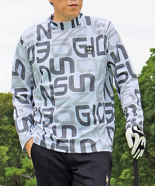 セール】ゴルフウェア モックネックシャツ メンズ GIORNO SEVEN ジョルノセブン ハイネックTシャツ 長袖 トップス 総柄 ロゴ ストレッチ  吸湿速乾ドライ (504894266) | トップイズム(TopIsm) - MAGASEEK