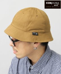 Besiquenti(ベーシックエンチ)/日本製生地 CORDURA NYCO バックサテン コーデュラコットン メトロハット クルーハット  帽子 メンズ カジュアル シンプル/ベージュ