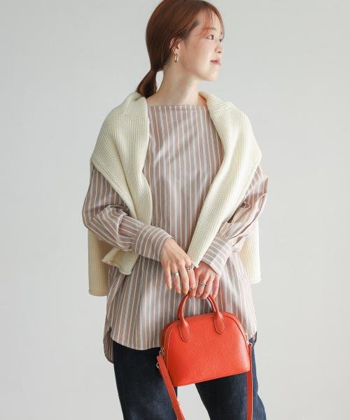 ボートネックストライプブラウス アーバンリサーチドアーズ Urban Research Doors Magaseek