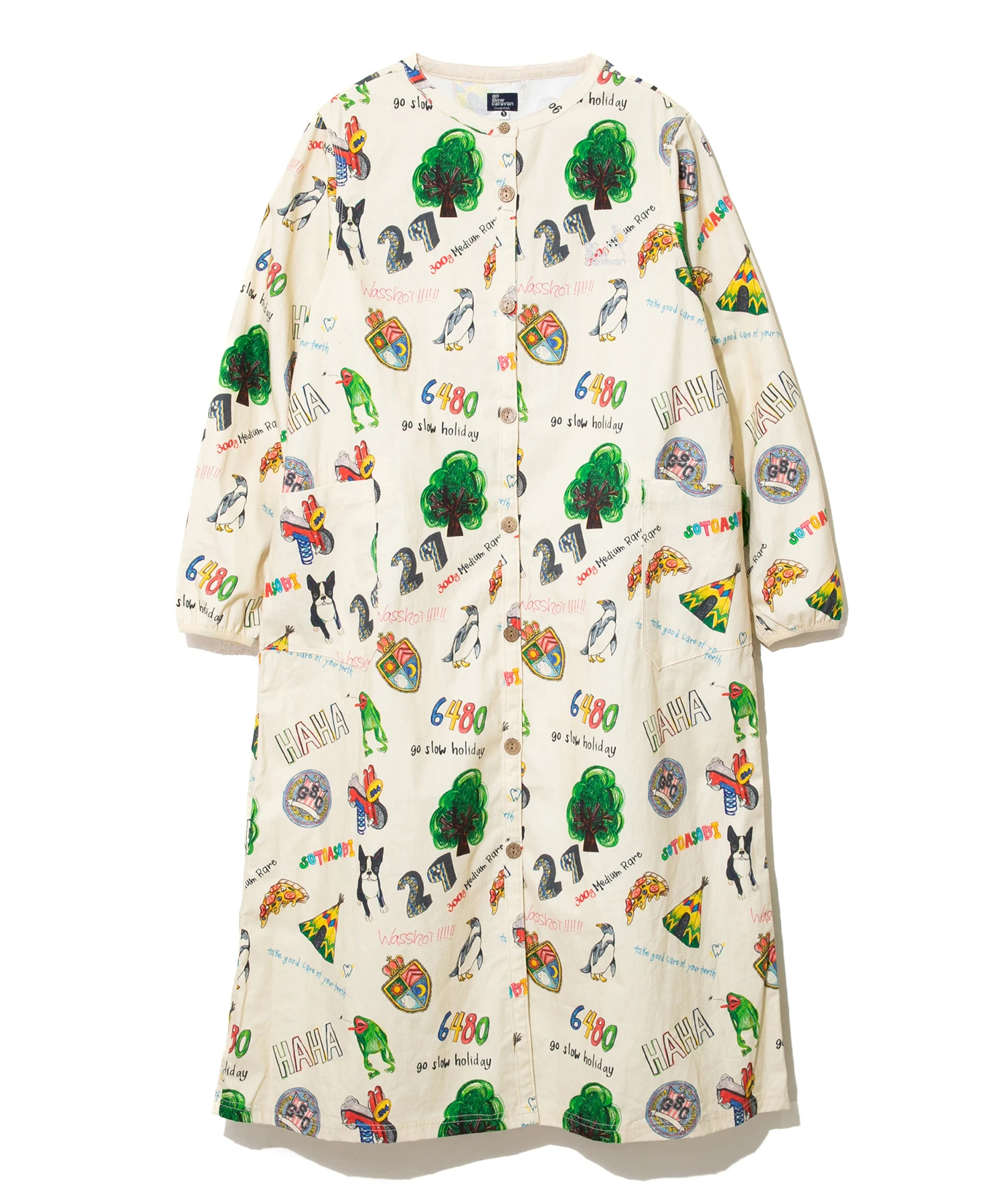 しておりま Go Slow Caravan Go Slow Caravan W オリジナル総柄pt シャツワンピース Rakuten Fashion ファッション 旧ブランドアベニュー Ga8456 びラッピン Shineray Com Br