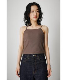AZUL by moussy(アズールバイマウジー)/BASIC BACK CROSS CAMISOLE/BRN