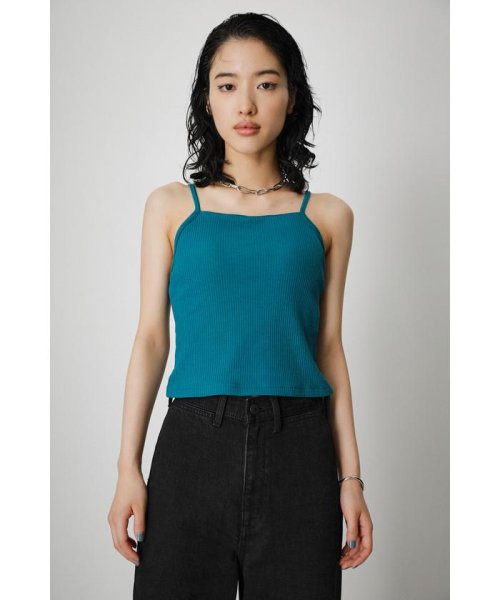 AZUL by moussy(アズールバイマウジー)/BASIC BACK CROSS CAMISOLE/D/BLU3
