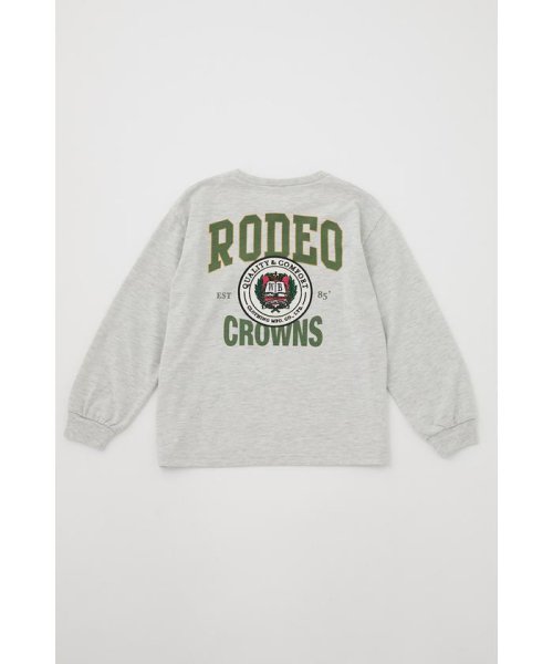 RODEO CROWNS WIDE BOWL(ロデオクラウンズワイドボウル)/キッズRodeo College L/S Tシャツ/L/T.GRY1