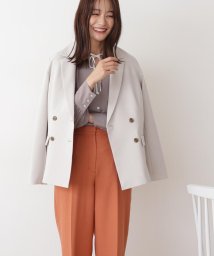 N Natural Beauty Basic(エヌナチュラルビューティベーシック)/ダブルジャケット《S Size Line》/ナチュラル