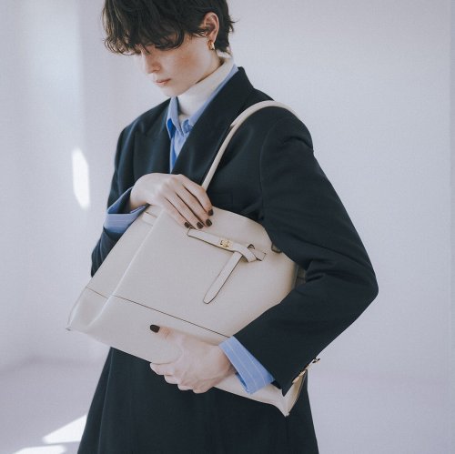 【TREASURE TOPKAPI】トレジャー トプカピ シュリンクレザー ベルトデザイン レディース A4 トートバッグ 