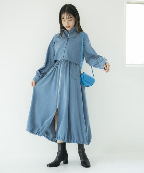 ショート丈モッズコート ワンピースセット 3way レディアゼル Redyazel Magaseek