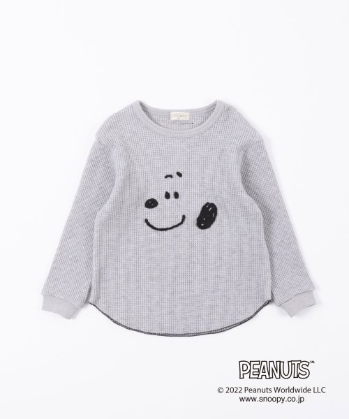 troislapins(トロワラパン)PEANUTS ワッフル長袖Tシャツ(100~130)(504806634) | トロワラパン(troislapins) - MAGASEEK troislapins(トロワラパン)PEANUTS ワッフル長袖Tシャツ(100~130)(504806634) | トロワラパン(troislapins) - MAGASEEK