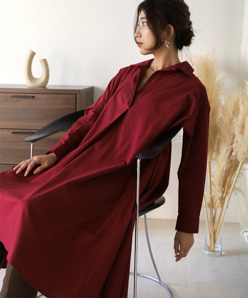 タイプライターaフレアシャツワンピース ブージュルード Bou Jeloud Magaseek