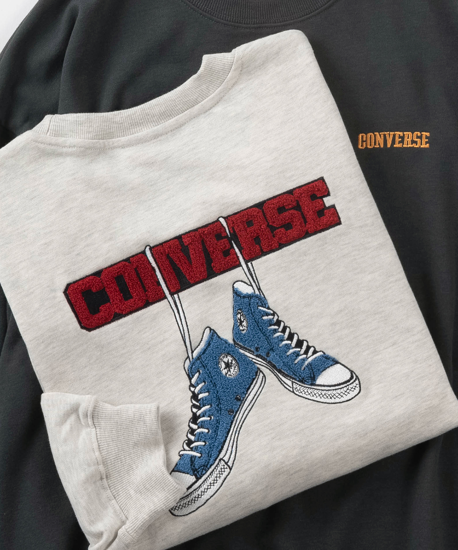 セール】【CONVERSE/コンバース】ビッグスニーカー サガラ刺繍 ワンポイント バック刺繍 スウェット/クルーネック トレーナー/  ビッグシルエット(504894581) | CONVERSE(CONVERSE) - MAGASEEK