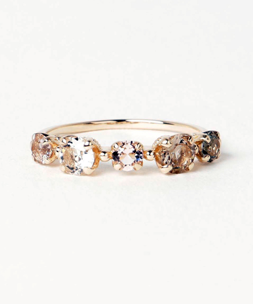 Pocket Ring】K10ルビーピンキーリング｜ピンキーリング