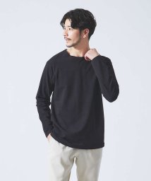 ABAHOUSE/【ノンストレス】定番 / COTTON LYCRA 圧着 クルーネック 長袖 T/504898286