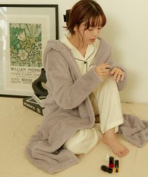 Fashion Letter(ファッションレター)/Fashion Letter ファッションレター 着る毛布 ロング ブランケット レディース ルームウェア 防寒 ガウン 毛布 レディース 大きいサイズ ナイト/モカ