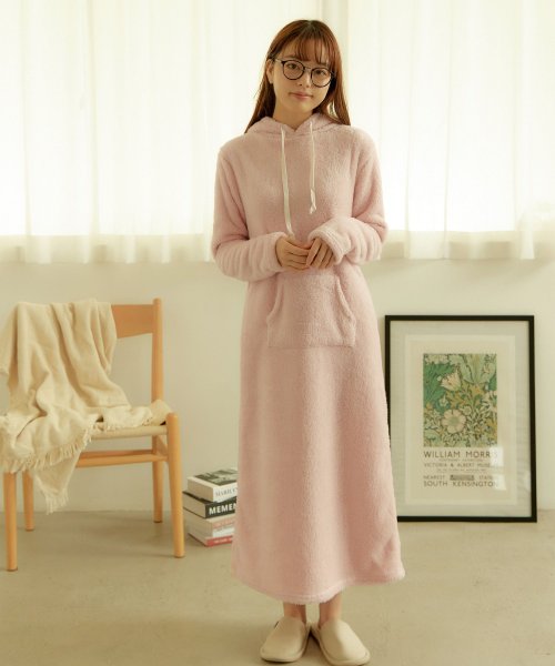 Fashion Letter ファッションレター あったかボア ルームウェア ワンピース レディース ボアルームウェア 裏起毛 ワンマイルウェア 大きいサイズ ファッションレター Fashion Letter Magaseek