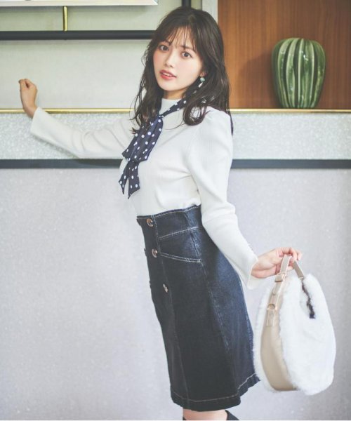 美人百花11月号掲載 休井美郷さん着用商品|ドットリボンリブニット(504901869) | プロポーション ボディドレッシング(PROPORTION BODY DRESSING) - MAGASEEK 美人百花11月号掲載 休井美郷さん着用商品|ドットリボンリブニット(504901869) | プロポーション ボディドレッシング(PROPORTION BODY DRESSING) - MAGASEEK