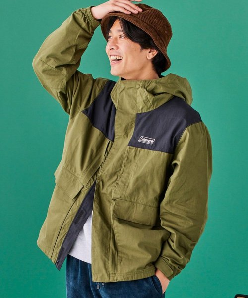 coen(coen)/COLEMAN(コールマン)CORDURA(R) マウンテンパーカー/DKGREEN