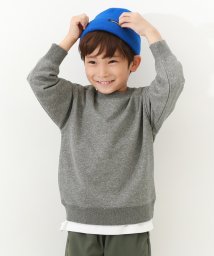 devirock/無地 スウェットトレーナー 子供服 キッズ ベビー 男の子 女の子 トップス パーカー トレーナー 吸汗 裏毛 ボックスシルエット/504902853