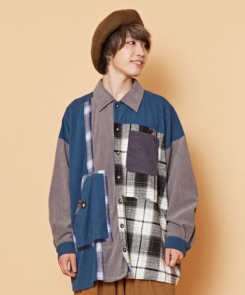 チャイハネ Cayhane チャイハネ チェック柄men Sパッチワークシャツ Caa 2309 Magaseek チャイハネ Cayhane チャイハネ チェック柄men Sパッチワークシャツ Caa 2309 Magaseek