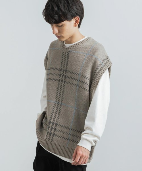 ベスト ニット セーター メンズ レディース ダブルジャガード ビッグシルエット オーバーサイズ ルーズ レトロ アメカジ カジュアル 大柄 リブ レイヤード ロッキーモンロー Rocky Monroe Magaseek ベスト ニット セーター メンズ レディース ダブルジャガード ビッグシルエット オーバーサイズ ルーズ レトロ アメカジ カジュアル 大柄 リブ レイヤード ロッキーモンロー Rocky Monroe Magaseek