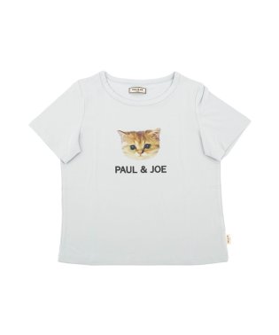 PAUL & JOE/ヌネット&ロゴプリント Tシャツ 綿・レーヨンベア天竺/504904399