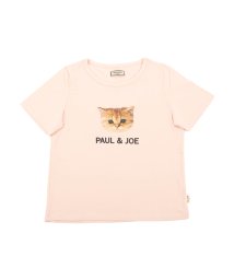 PAUL & JOE(ポール＆ジョー)/ヌネット&ロゴプリント Tシャツ 綿・レーヨンベア天竺/ピンク