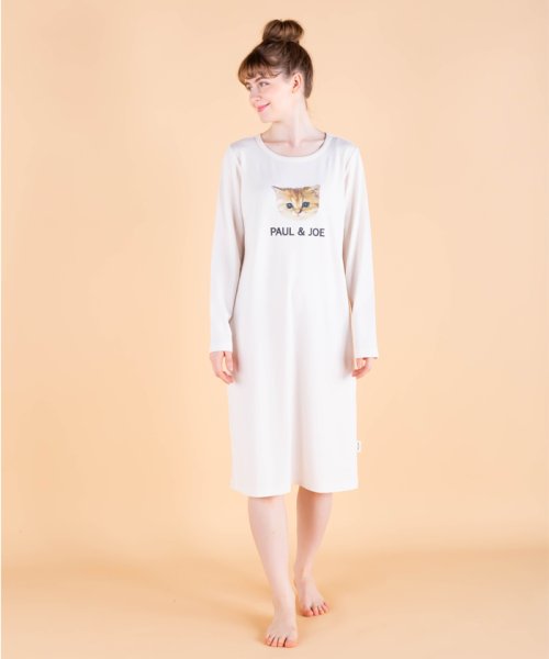 ヌネット ロゴプリント ワンピース 綿 レーヨンベア天竺 ｐａｕｌ ｊｏｅ Paul Joe Magaseek