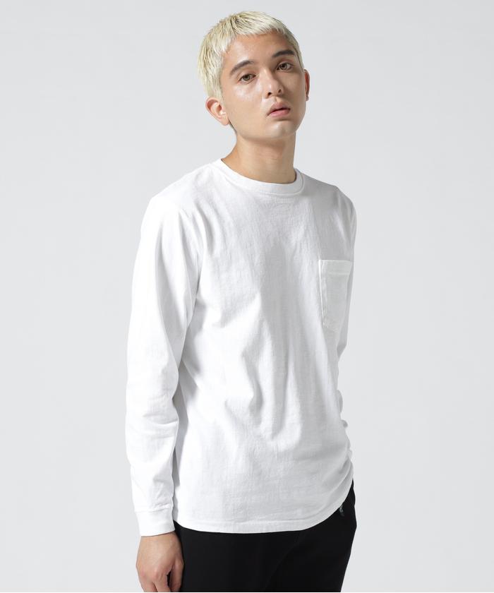 GOODWEAR/グッドウエア L/S CREW NECK POCKET TEE ロングスリーブ