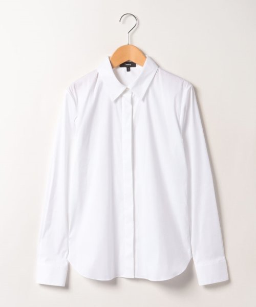 Theory(セオリー)/シャツ　LUXE CLASSIC FITTED SHIRT/ホワイト