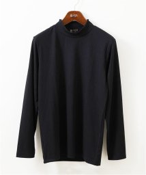 MK homme(エムケーオム)/ハイネックストライプカットソー/ブラック（94）