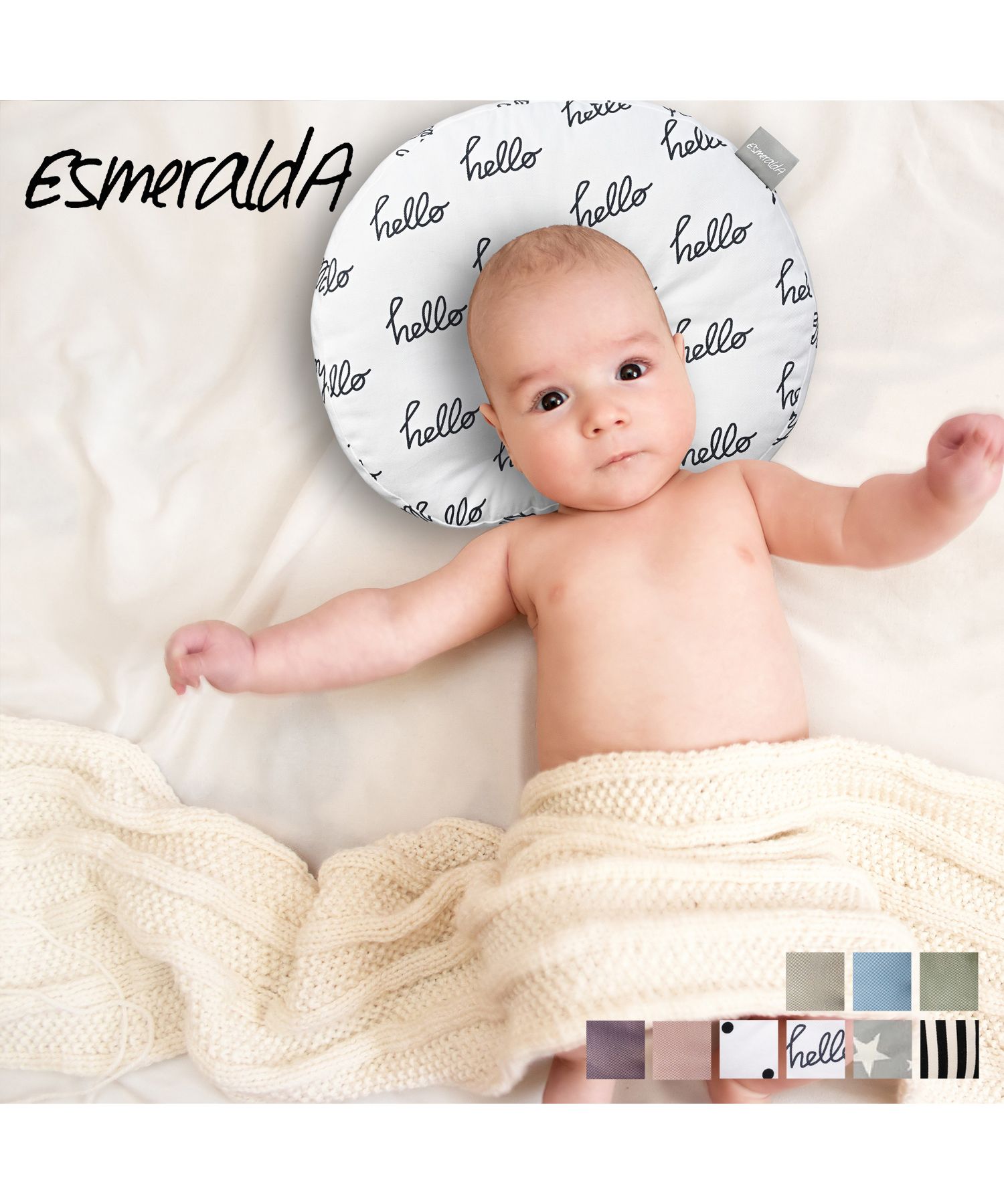 EsmeraldA エスメラルダ ベビー枕 枕 ベビーピロー インサート式