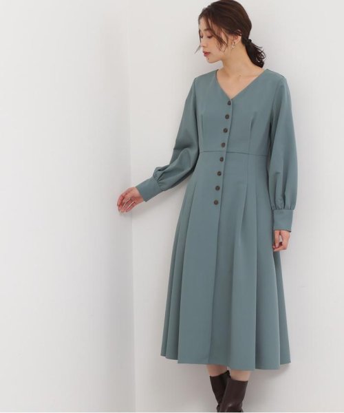 セール ボタンディテールワンピース ナチュラルビューティーベーシック Natural Beauty Basic Magaseek