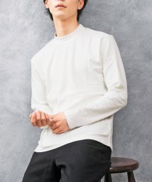 TopIsm/暖かい ハイネック タートルネック ロングTシャツ メンズ 長袖 Tシャツ カットソー ロンT 無地 スムース インナー/504907051