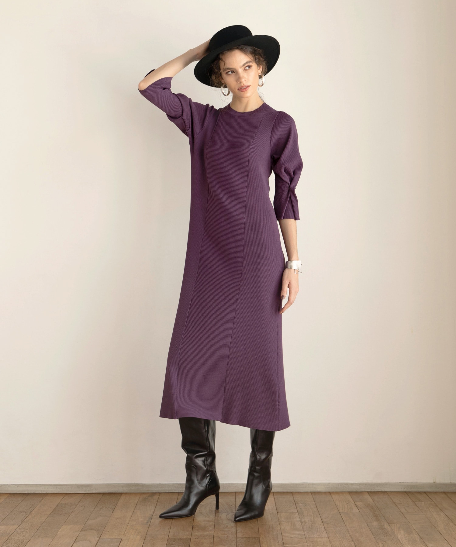 Plump Fold Lean Dress-