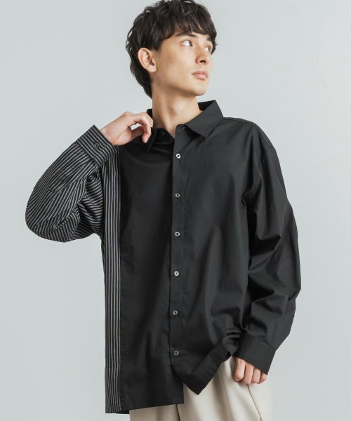 カジュアルシャツ メンズ 長袖 レギュラーカラー ストライプ 無地 綿 コットン セパレート デザインシャツ ライトアウター 羽織り 切り替え ゆったり ルーズ ロッキーモンロー Rocky Monroe Magaseek カジュアルシャツ メンズ 長袖 レギュラーカラー ストライプ 無地 綿 コットン セパレート デザインシャツ ライトアウター 羽織り 切り替え ゆったり ルーズ ロッキーモンロー Rocky Monroe Magaseek