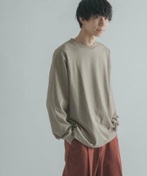 URBAN RESEARCH DOORS(アーバンリサーチドアーズ)/FORK&SPOON　ソフトタッチクルーネックTシャツ/ASH