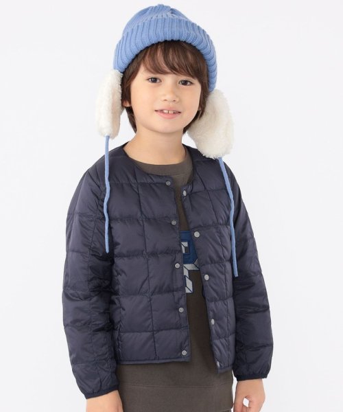 SHIPS KIDS(シップスキッズ)/*TAION:100～140cm / キッズ インナー ダウン ジャケット/ネイビー