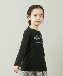 a.v.v(KID'S)(アー・ヴェ・ヴェキッズ)/[100－130]ロゴアソート長袖Tシャツ/ブラック